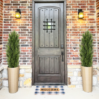 Christmas Like Artificial Cedar Cypress Plants Faux Boxwood Pine Greenery Trees Plantas Artificiales For Decor Green Plastic