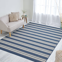 1802L 7'10"X10' Rug Blue Polypropylene