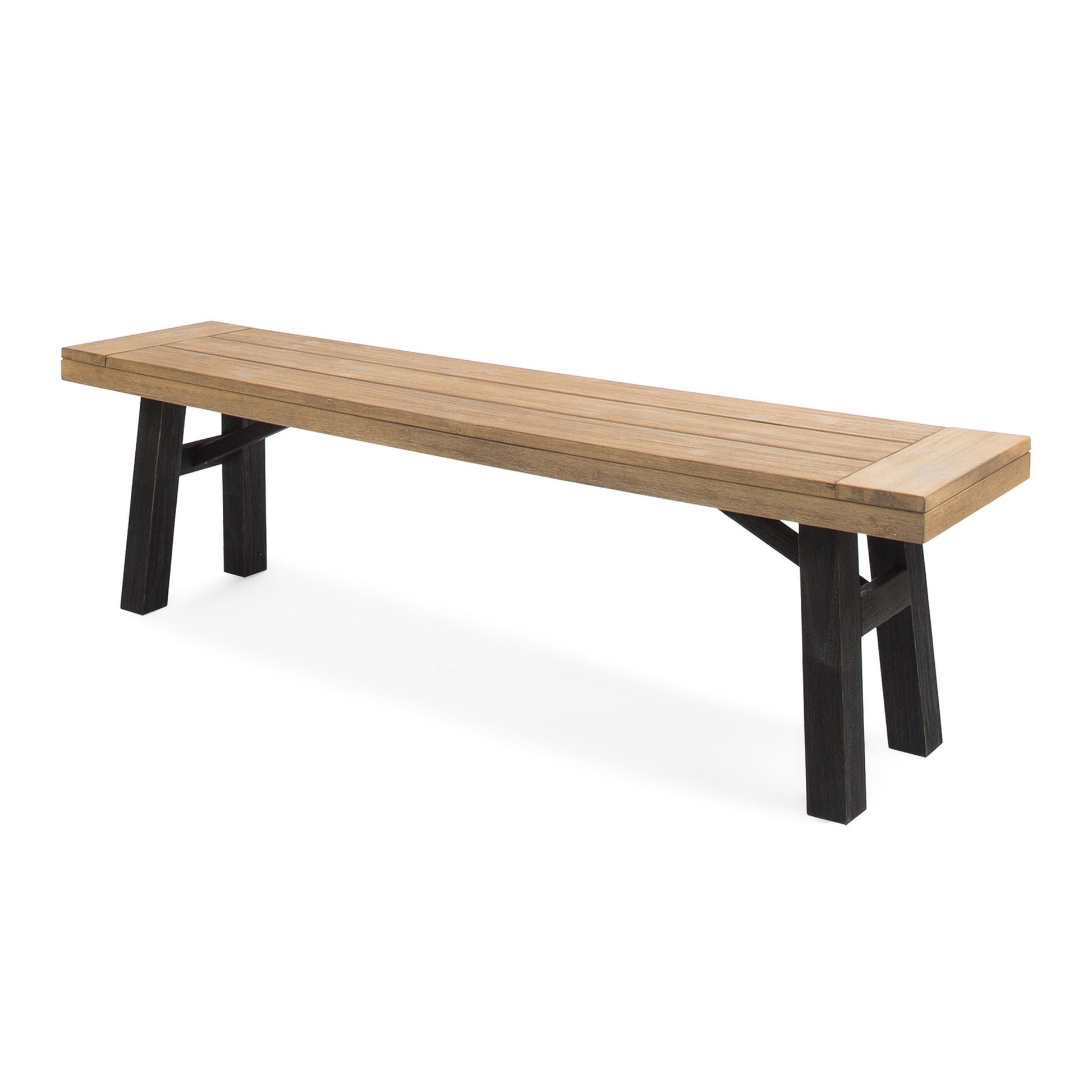 Bettina Bench Grey Acacia Wood