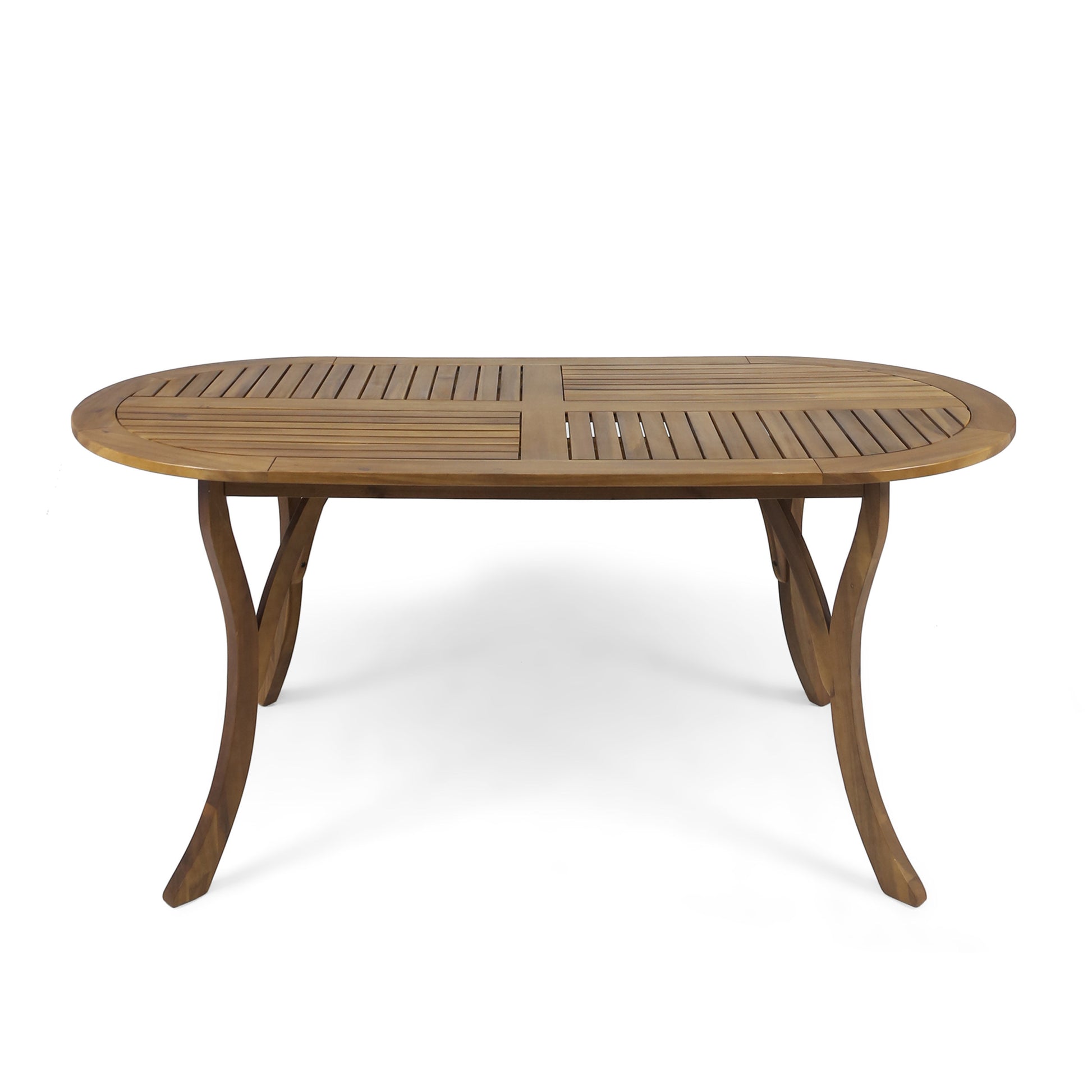 Acacia Wood 70" Dining Table Teak Wood