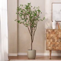 180Cm Artificial Milan Leaf Bonsai Green Polyethylene