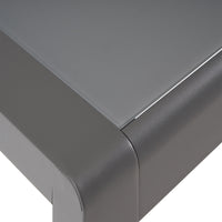 Cape Coral Side Table Grey Aluminium