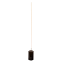 Prism Brassed Gold Led Floor Lamp With On Off Switch Faux Marble Base Black,Gold,Marble Table&Floor Lamps Faux Marble,Metal