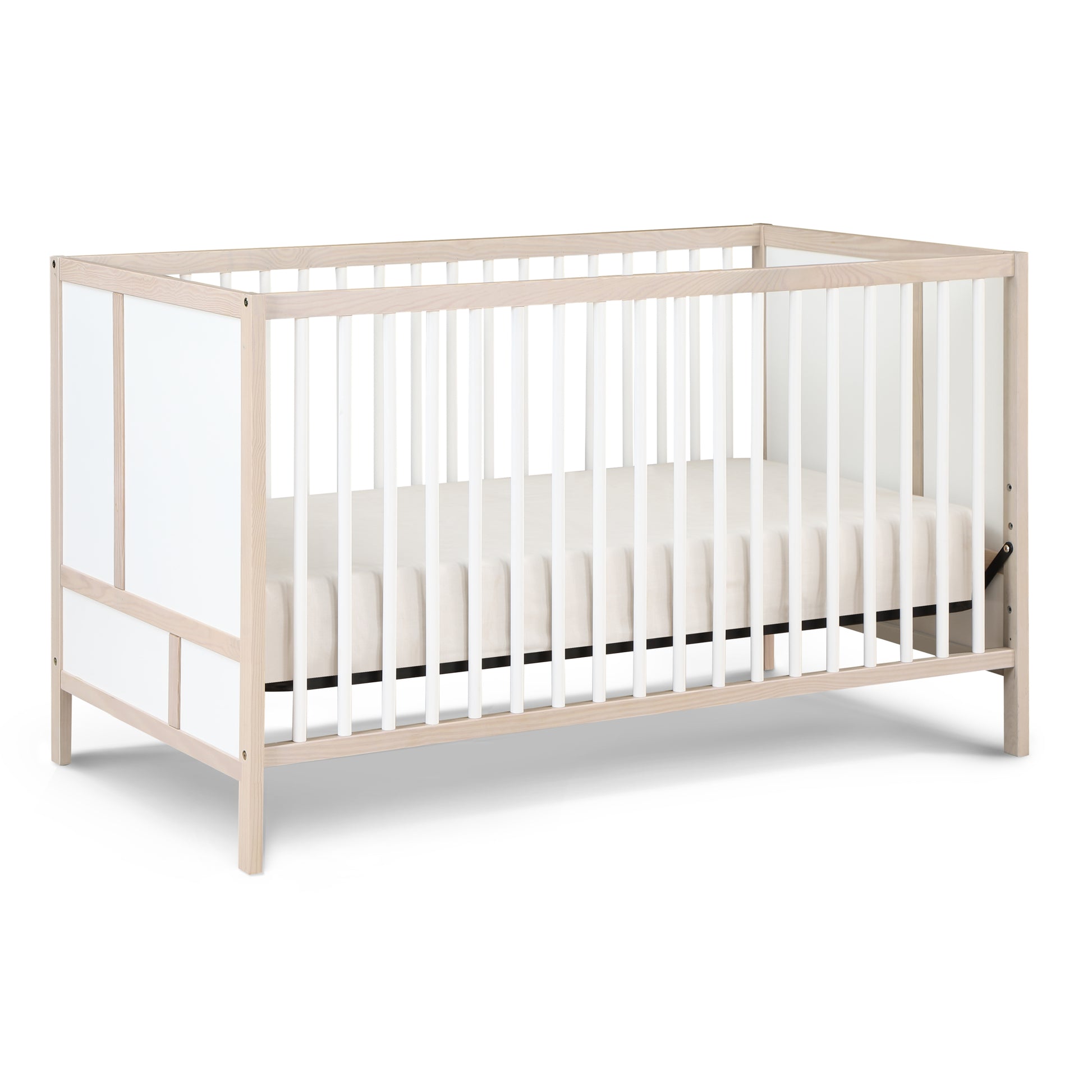 Pixie Finn 3 In 1 Crib In Washed Natural White Natural White Wood