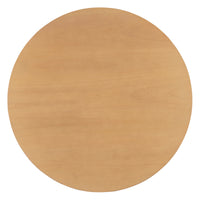 5 Piece Dining Set, Retro Simple Round Table And 4 Chairs With X Shaped Backrest For Kitchen, Dining Room And Living Room Natural Natural Rubber Wood