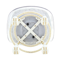 The Small And Cute White Chair With Silky Pulleys Can Move Freely, Which Is Suitable For Use In Various Scenes, And Is A Good Choice For Fashion Style. White Pet