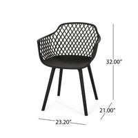 Poppy Chair Black Polypropylene