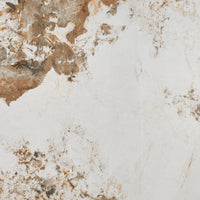 Table And Chair Set.63"X31.5" Marble Pattern Sintered Stone Table With Mdf Oc Shaped Bracket.Paired With 6 White And Dark Gray Spliced Chairs With Pu Cushions And Black Metal Legs. Dark Gray,White