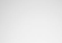 Accent Table, C Shaped, End, Side, Snack, Living Room, Bedroom, White Laminate, White Metal, Contemporary, Modern White Particle Board