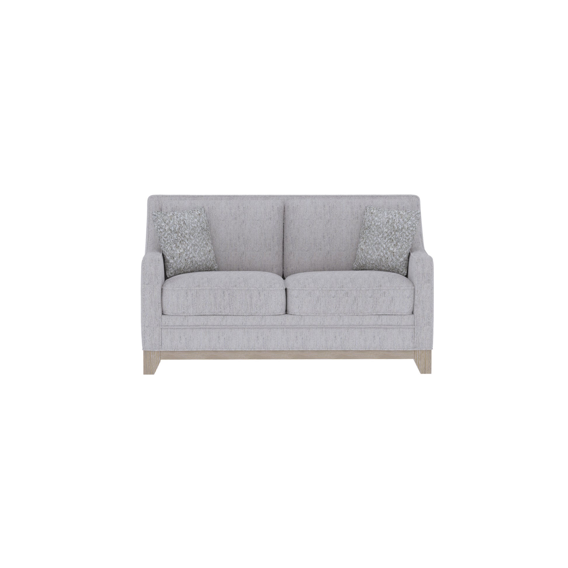 Honra Gray Loveseat Gray Foam Engineered Wood