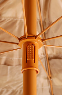 8'Thatch Patio Tiki Umbrella Tropical Palapa Raffia Tiki Hut Hawaiian Hula Beach Umbrella,Straw Umbrella Brown Half Circle No Foundation Needed Manual Garden & Outdoor Beach Year Round Use Gazebos Polyethylene Anchored Oxford Fabric