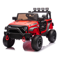 24V Kids Ride On Car W Parents Remote Control,400W Motor,Four Wheel Suspension,Adjustable Speed,Usb,Mp3,Music,Bluetooth,Large Display Screen,Power Display,Portable Handle,Safety Belt For Kids Aged 3