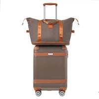 Hardshell Luggage Sets 3 Piece Carry On Suitcase Double Spinner Wheels With Tsa Lock For Men Women, Coppery 20In Coppery Abs