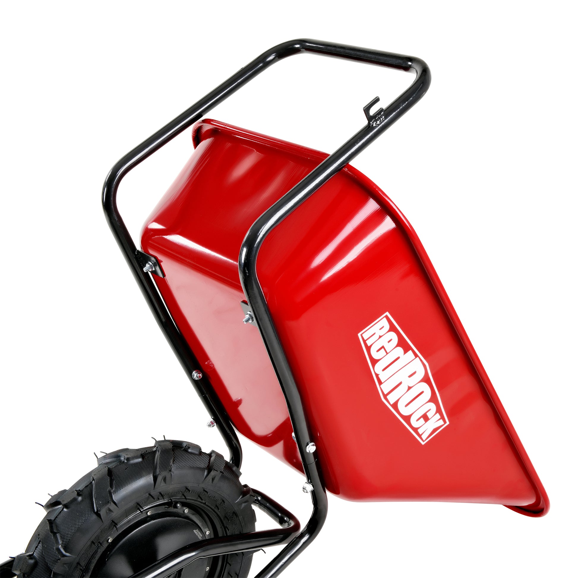 Professional Specs This Wheelbarrow Uses An Electric 24V 250W Brushless Motor System, Powered By 2 12V 12Ah Black Red Classic,Industrial Stainless Steel