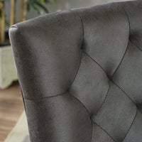 Cheney Dining Chair Kd Mp2 Set Of 2 Slate Microfiber