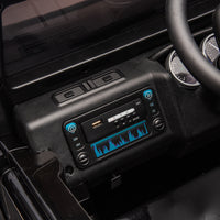 Licensed 2015 Land Rover Defender 90,24V Kids Ride On Xxl Car W Parents Control,2Wd,Four Wheel Suspension,Bluetooth,Mp3,Music,Power Display,Led Lights,Speeds 1.86 3.11Mph For Kids 3 7. Black Polypropylene
