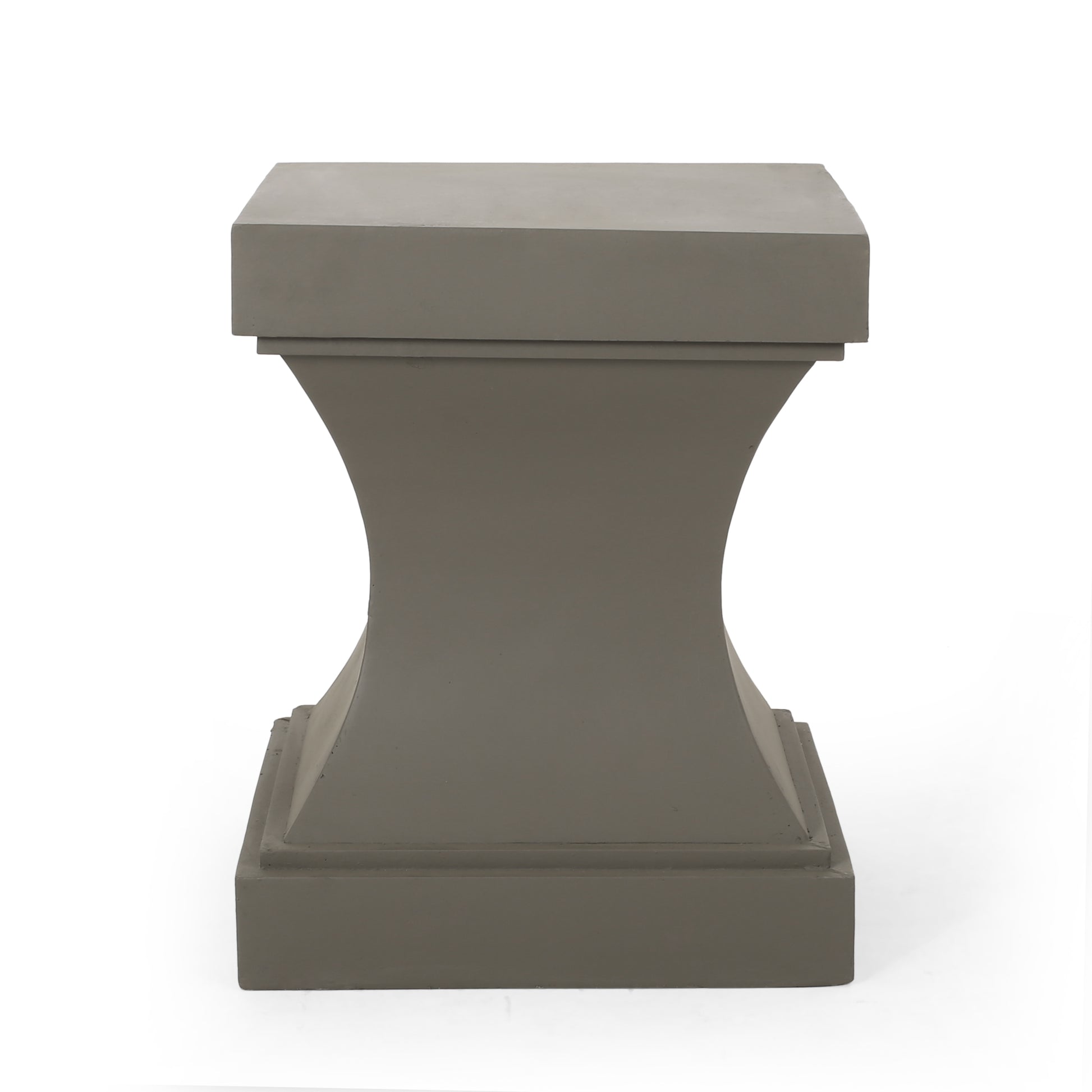 Athena Side Table Light Gray Magnesium Oxide