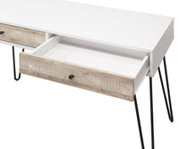 Taupe Oak Desk Taupe Mdf Metal