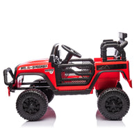 24V Kids Ride On Car W Parents Remote Control,400W Motor,Four Wheel Suspension,Adjustable Speed,Usb,Mp3,Music,Bluetooth,Large Display Screen,Power Display,Portable Handle,Safety Belt For Kids Aged 3