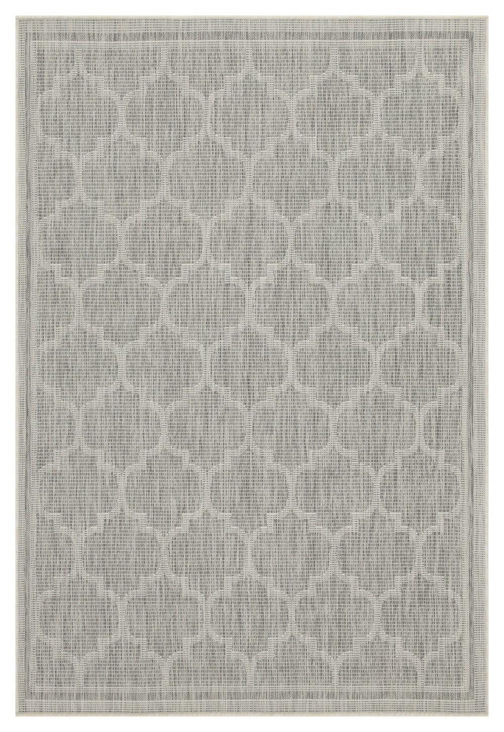 Sunshine Gc Har2006 Silver 2 Ft. 7 In. X 7 Ft. 3 In. Indoor Outdoor Area Rug Silver Polyester Polypropylene