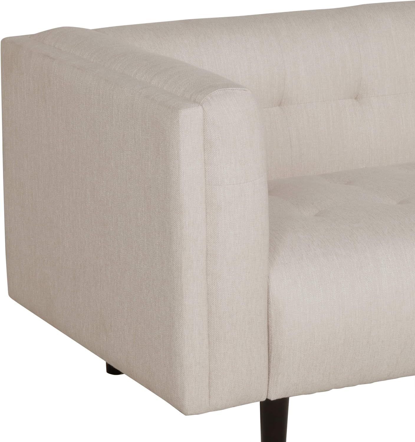 Sectional Lhf Sofa Beige Fabric