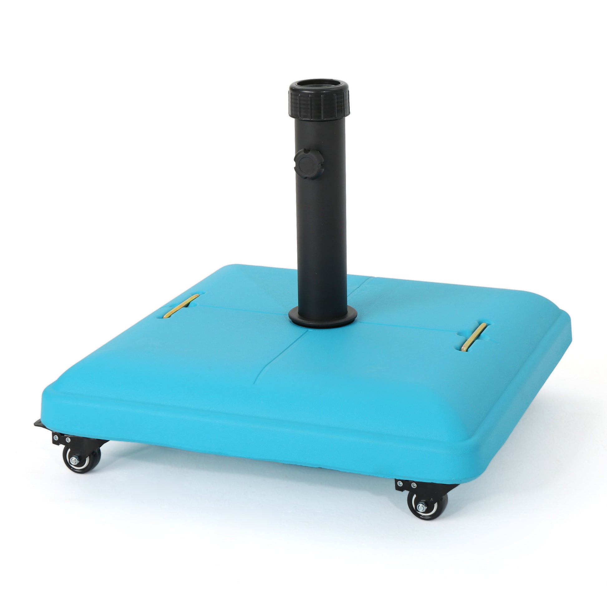 Wheelie Umbrella Base Square Teal Concrete