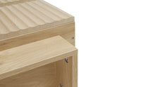 Fluted 6 Drawers Dresser ,Double Dresser Chest Of Drawers, 47.24" Modern Chest Of Drawers With Led ,Drawer Organizer For Bedroom, Living Room, Hallway Natural Primary Living Space Modern Particle