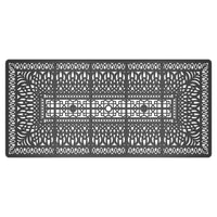 Cushions In Random Colors 7 Piece Set Of Cast Aluminum Patio Furniture With Cushions Yes Dining Set Black Seats 6 Rust Resistant Frame Water Resistant Cushion Garden & Outdoor Complete Patio Sets Aluminium