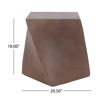 End Table Brown Magnesium Oxide