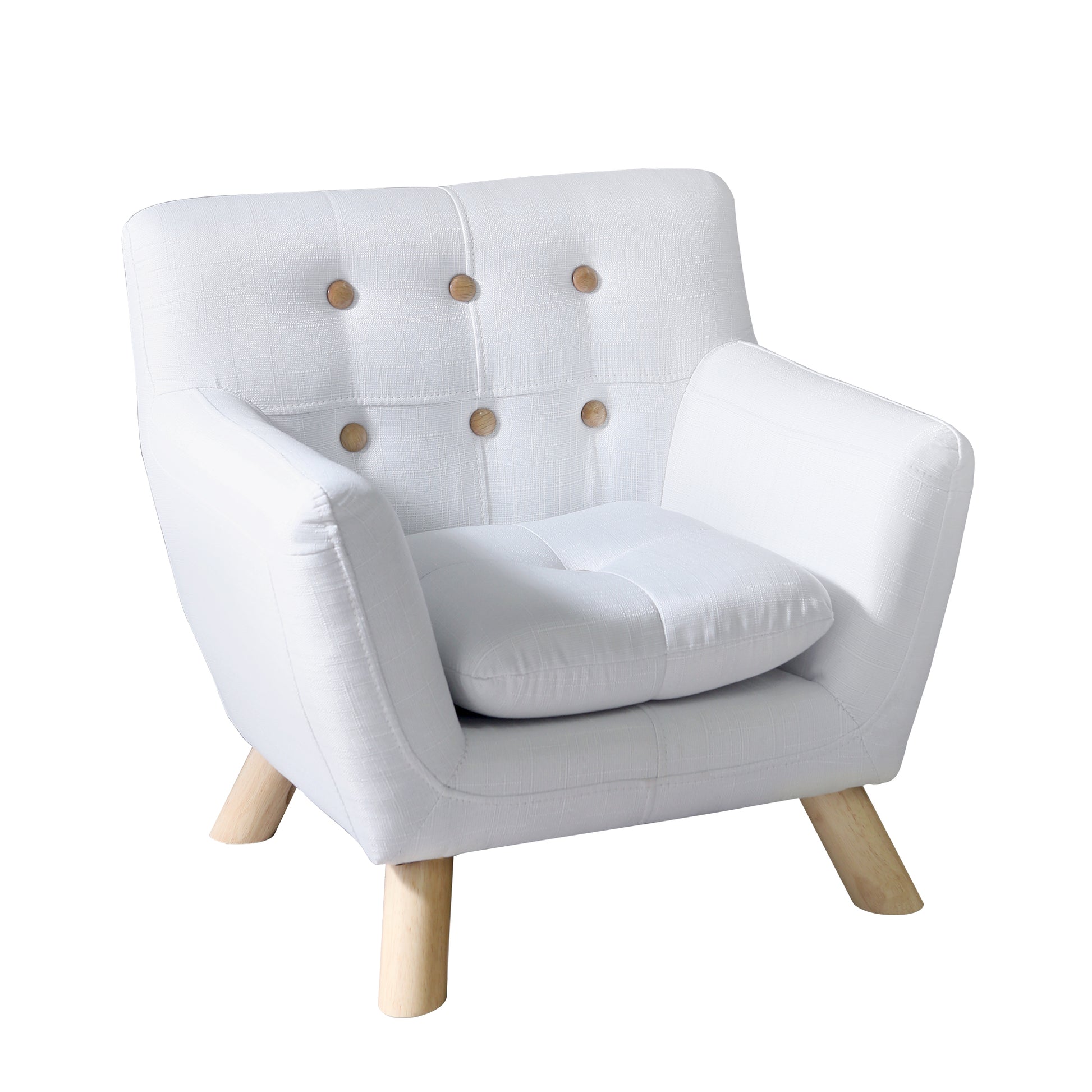 Jacey Kids Patchwork Chair White Patchwork White Fabric