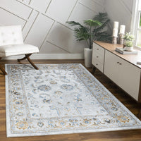 Legacy Gc Cam8005 Multi 5 Ft. 3 In. X 7 Ft. Area Rug White Polyester