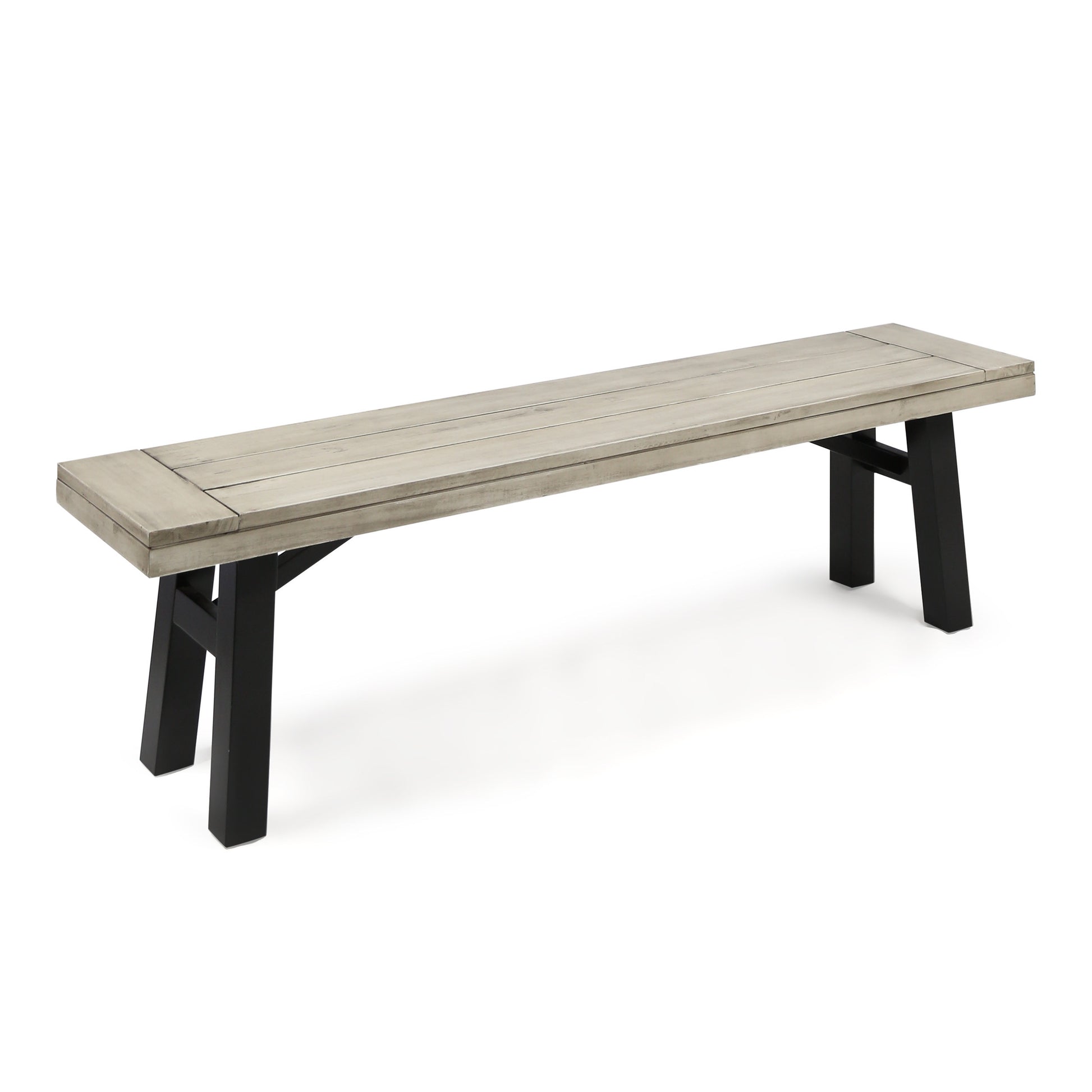 Bettina Bench Grey Acacia Wood