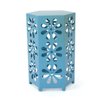 Dandelion 14" Side Table Blue Iron