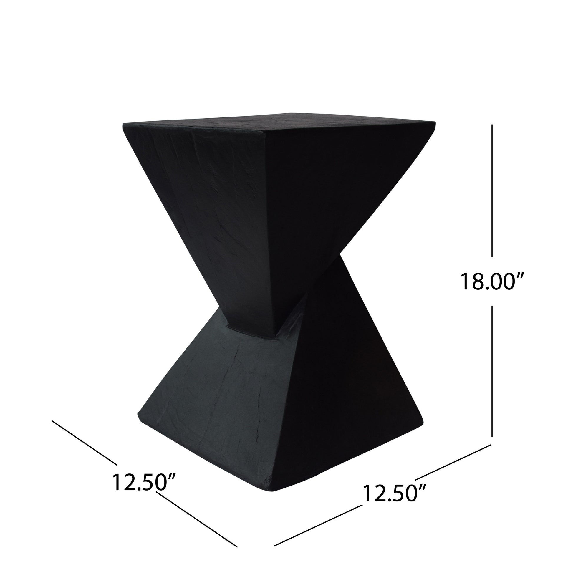 Tess Side Table Black Magnesium Oxide