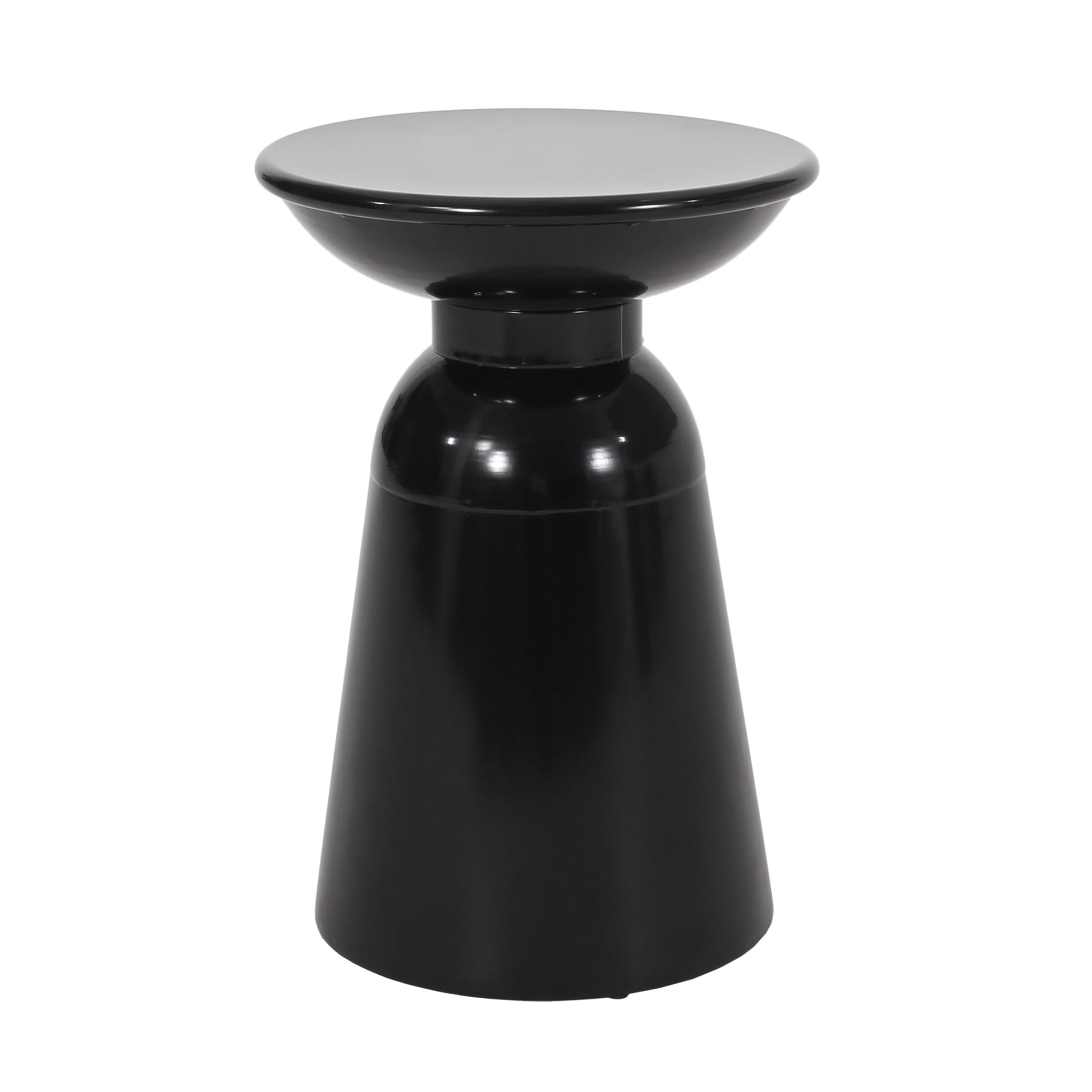 Metal S 2 End Table Black Iron