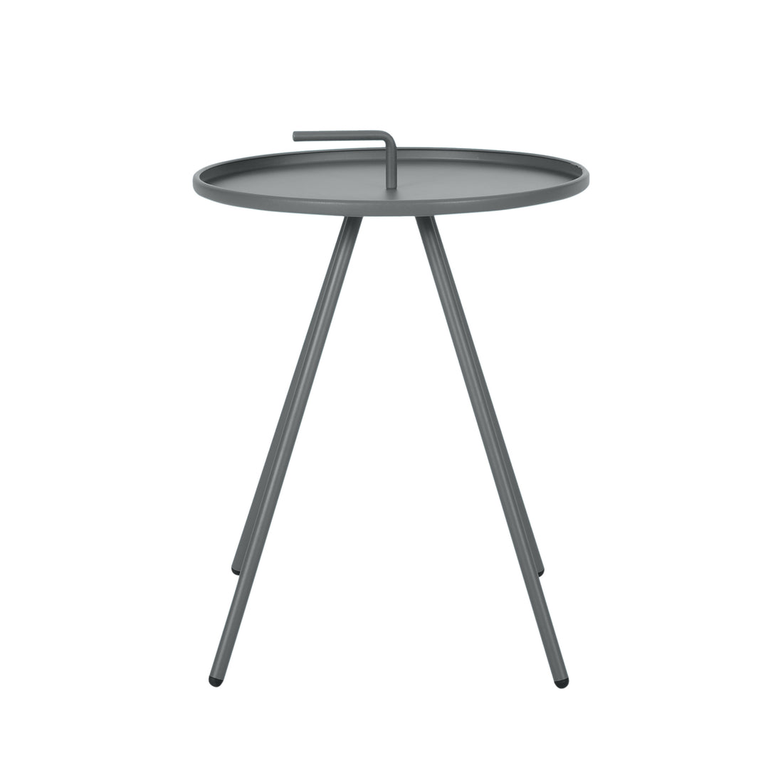 Vida 16.5" Side Table Grey Iron