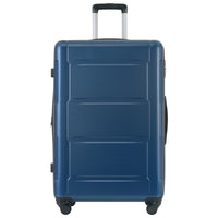 2 Piece Luggage Set With Bags Expanable Spinner Wheels Abs Lightweight Suitcase With Tsa Lock 20Inch 28Inch Blue Abs