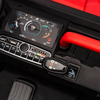 24V Ride On Truck 2 Seater Ride On Utv With 2X200W Motor Ride On Dump Truck With Dump Bed Shovel Ride On Car With Remote Control Electric Vehicle With Non Slip Tyre For Boys Girls Black Red Plastic