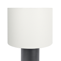Aura Black Table Lamp With On Off Switch Black Block Base Black,White Table&Floor Lamps Metal