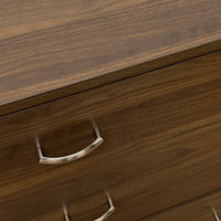Disa 3 Drawer Chest Walnut Mdf