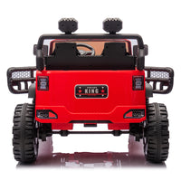 24V Two Seater Kids Ride On Electric Car W Parents Control,Seat Width 19.69In,400W Motor,Four Wheel Suspension,Light&Searchlight,Usb,Mp3,Bluetooth,Provide A Speed Of 1.86 4.35Mph For Kids Of 3 . Red