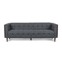 3 Seater Sofa Charcoal Fabric