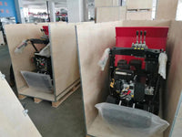 All Terrain Mini Dumper Dump Truck Crawler Small Rubber Crawler Transport Truck Mini Tracked Dumper Black Red Iron
