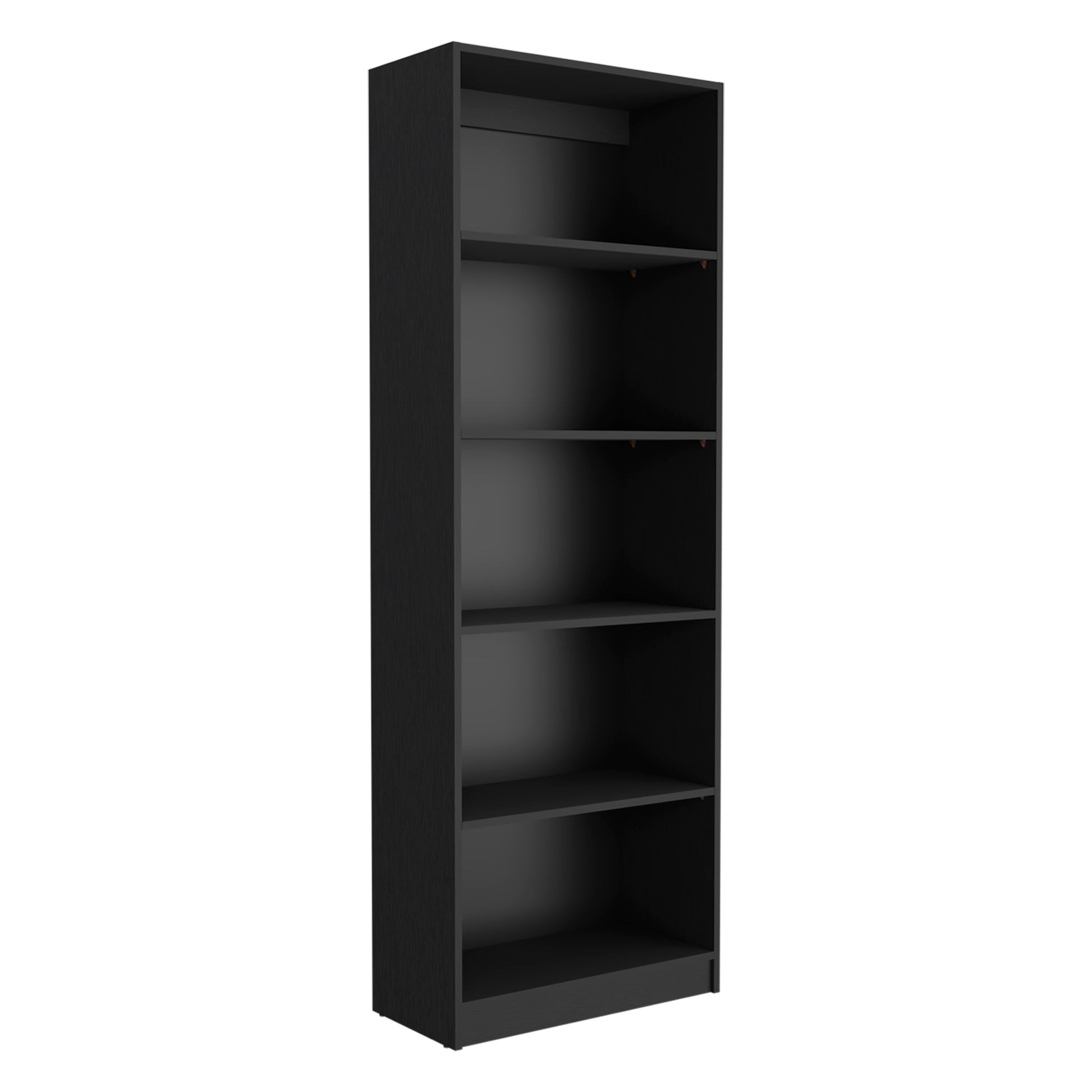 2 Piece Bookcase Living Room Set, Storage Cabinet, 49" Wide And 9 Shelves Black Freestanding 5 Or More Shelves Black Office Shelves Included Modern Particle Board