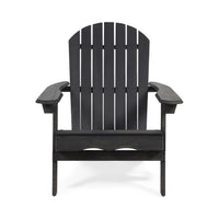 Malibu Adirondack Chair Dark Grey Acacia Wood