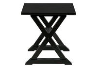 Accent Table, End, Side Table, Square, Nightstand, Bedroom, Lamp, Black Veneer, Transitional Black Mdf