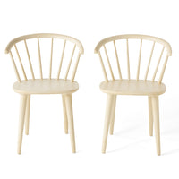 30 Inch Caprail Chair Cream Rubber