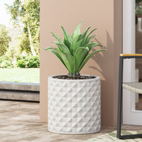 Mgo Planter Antique White Magnesium Oxide