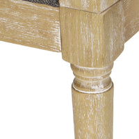 Accent Chair Charcoal Rubber Wood