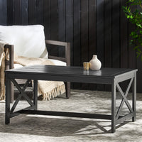 Coffee Table Black Wood